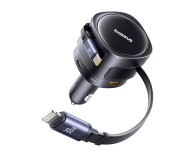 Baseus Ładowarka samochodowa 90W 2x USB-C + kabel USB-C i Lightning - 1502063 - zdjęcie 2